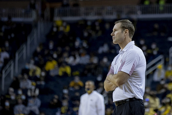 Juwan Howard and Nebraska Head Coach Fred Hoiberg