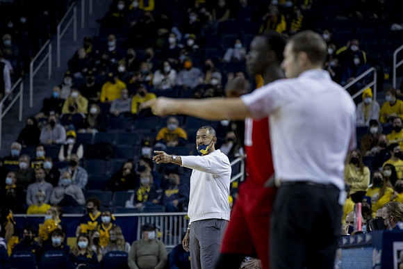 Juwan Howard and Nebraska Head Coach Fred Hoiberg