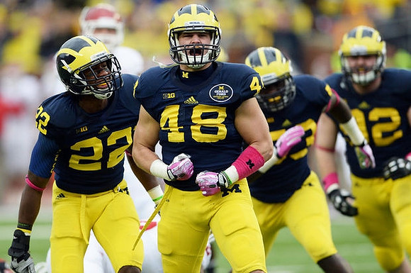 Jarrod Wilson (22), Desmond Morgan (48), Mario Ojemudia (53), and Keith Heitzman (92)