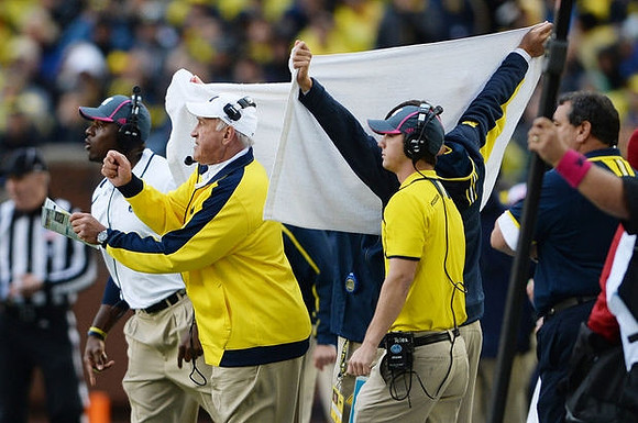 Greg Mattison and Brady Hoke