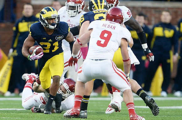 Jeremy Gallon (21) and Joe Kerridge (36)