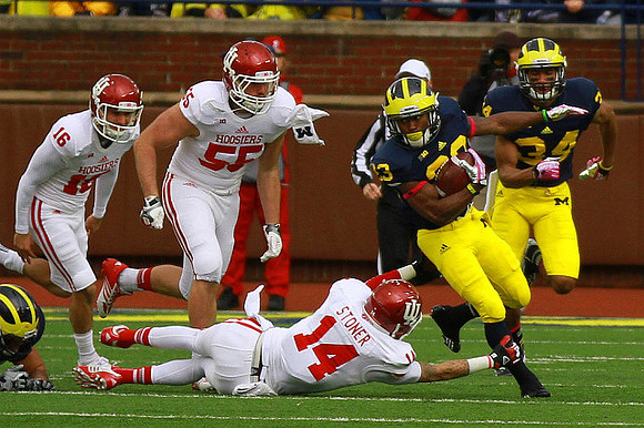 Dennis Norfleet (23) and Jeremy Clark (34)