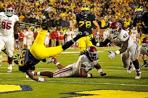 Devin Gardner (98), Erik Magnuson (78), and Graham Glasgow (61)