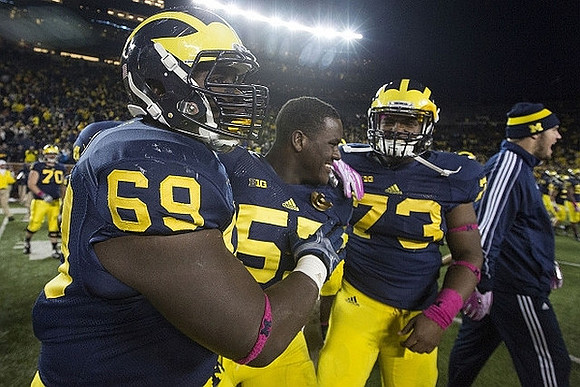 Willie Henry (69), Frank Clark (57), and Maurice Hurst (73)