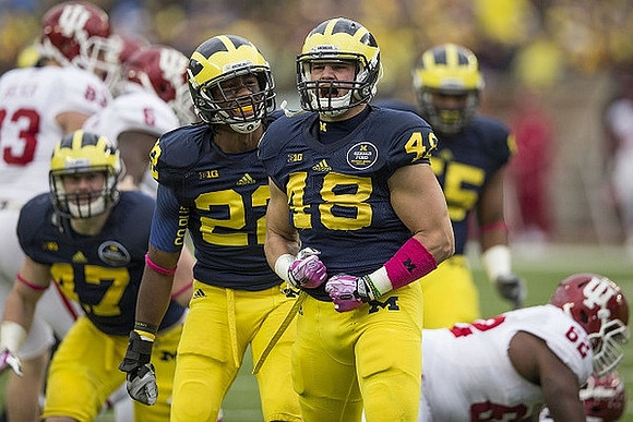 Jake Ryan (47), Jarrod Wilson (22), and Desmond Morgan (48)