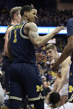 Moritz Wagner (13) and Charles Matthews (1)