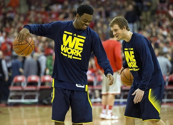Derrick Walton Jr. (10) and Spike Albrecht (2)