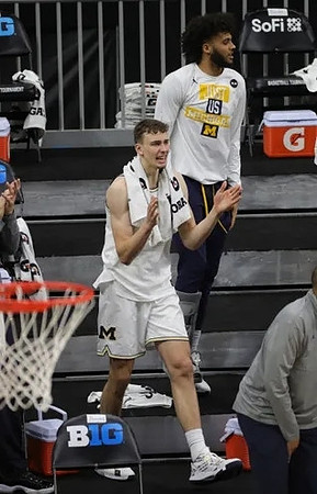 Franz Wagner (21) and Isaiah Livers (2)