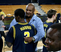 Manny Harris (3), Terry Mills, Rumeal Robinson, and Stu Douglass (1)