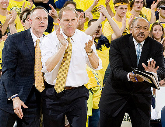 John Mahoney, John Beilein, and Jerry Dunn