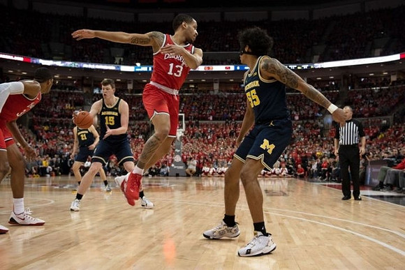 Franz Wagner (21), Jon Teske (15), and Eli Brooks (55)