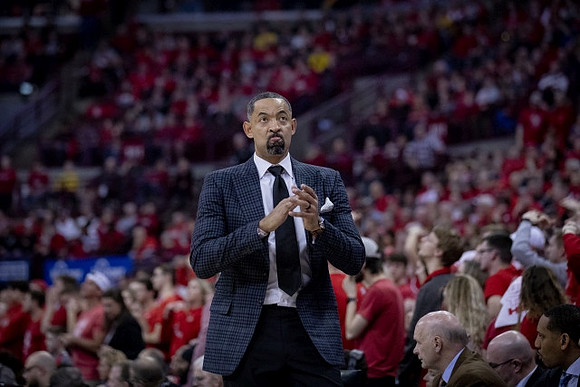 Juwan Howard and Phil Martelli