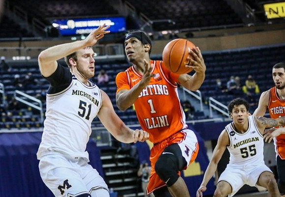 Austin Davis (51) and Eli Brooks (55)
