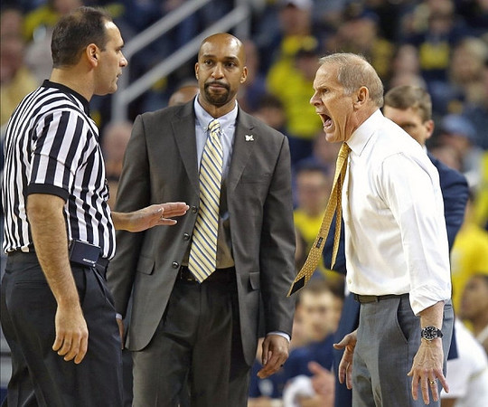 Deandre Haynes and John Beilein