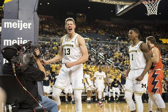 Moritz Wagner (13), Charles Matthews (1), and Muhammad-Ali Abdur-Rahkman (12)