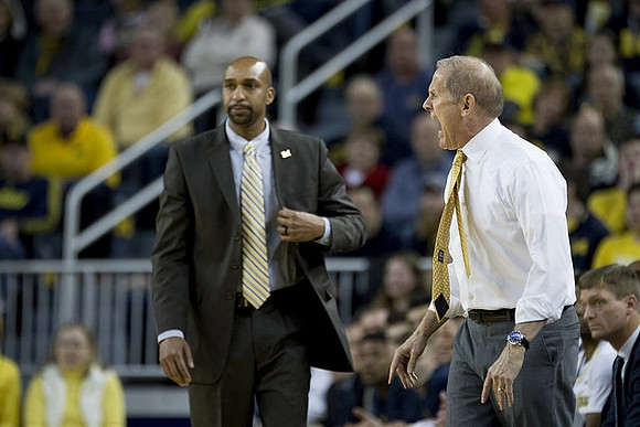 Deandre Haynes and John Beilein