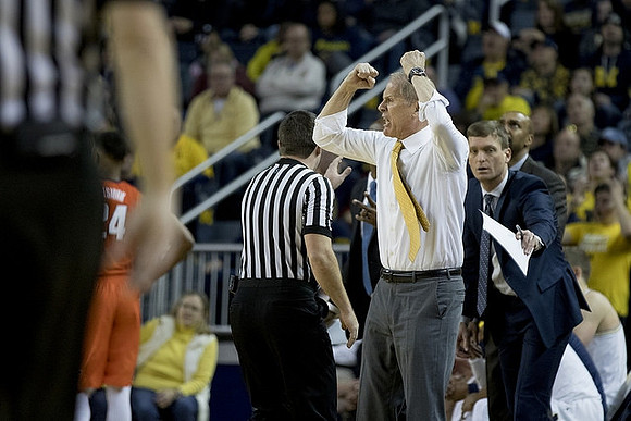 John Beilein and Luke Yaklich