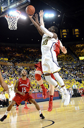 Tim Hardaway Jr. (10) and Trey Burke (3)