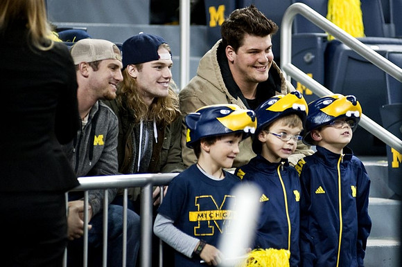 Drew Dileo, Jake Ryan, and Taylor Lewan