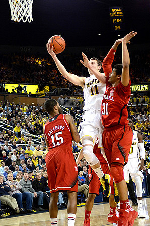 Nik Stauskas (11) and Tim Hardaway Jr. (10)