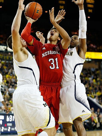 Mitch McGary (4) and Trey Burke (3)