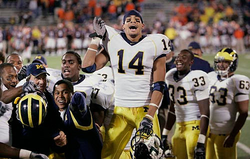 Morgan Trent, Lloyd Carr, Michael Hart, Marell Evans, and Brendan Lopez