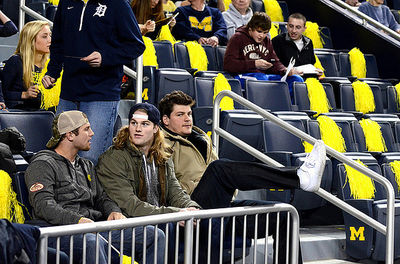 Drew Dileo, Jake Ryan, and Taylor Lewan