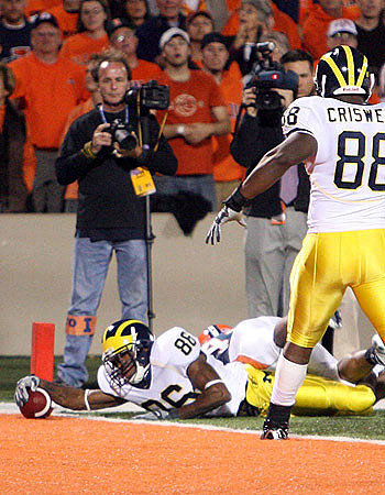 Mario Manningham and Andre Criswell