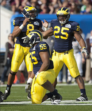 Jibreel Black (55), Jonas Mouton (8), and Kenny Demens (25)