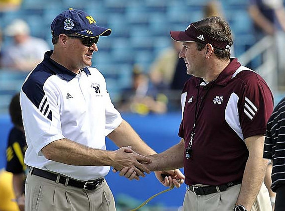 Rich Rodriguez and Dan Mullen