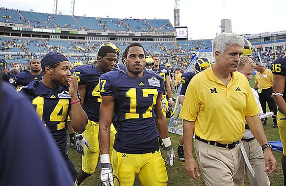 Teric Jones (14), Obi Ezeh (45), Jeremy Jackson (17), and Greg Robinson