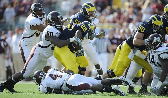 Fitzgerald Toussaint (28), Stephen Schilling (52), and David Molk (50)