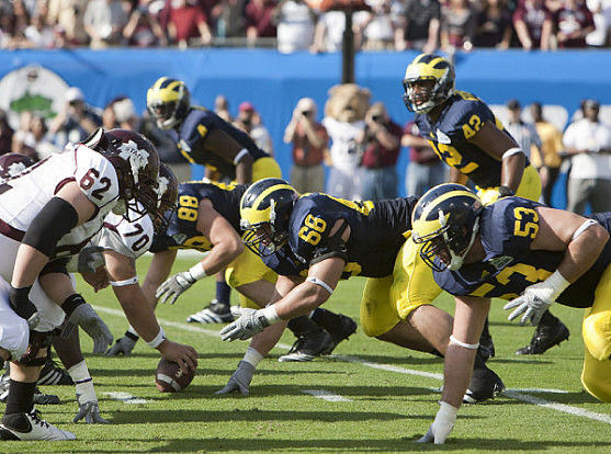 Cameron Gordon (4), Craig Roh (88), Mike Martin (68), J.B. Fitzgerald (42), and Ryan Van Bergen (53)
