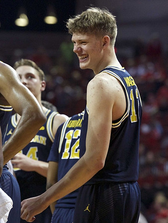 Mark Donnal (34), Muhammad-Ali Abdur-Rahkman (12), and Moritz Wagner (13)
