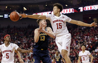 Moritz Wagner (13) and Muhammad-Ali Abdur-Rahkman (12)