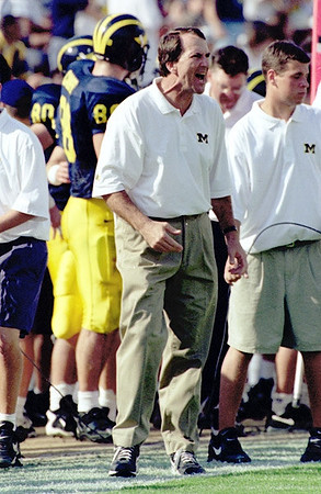 Lloyd Carr, Mark Campbell (88), and Jerame Tuman (80)
