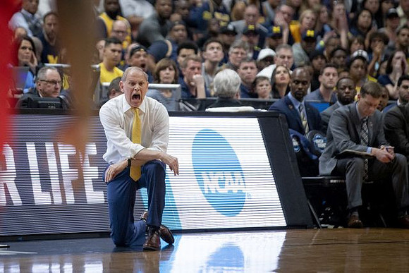 John Beilein and Luke Yaklich