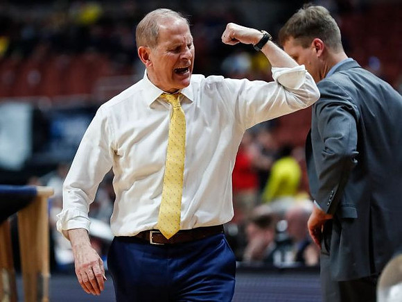 John Beilein and Luke Yaklich