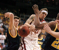 Stu Douglass (1) and Jevohn Shepherd (22)