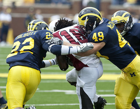Terrence Talbott (22) and John McColgan (49)