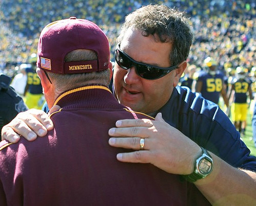 Jerry Kill and Brady Hoke
