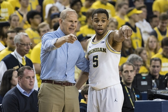John Beilein and Jaaron Simmons (5)