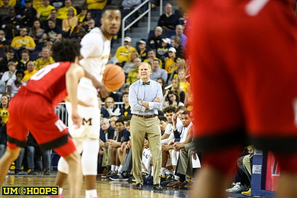Muhammad-Ali Abdur-Rahkman (12) and John Beilein