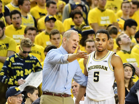 John Beilein and Jaaron Simmons (5)