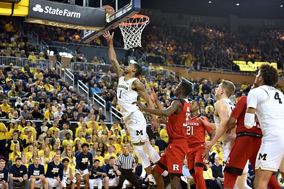 Charles Matthews (1), Moritz Wagner (13), and Isaiah Livers (4)