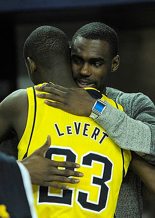 Caris LeVert (23) and and Tim Hardaway Jr.