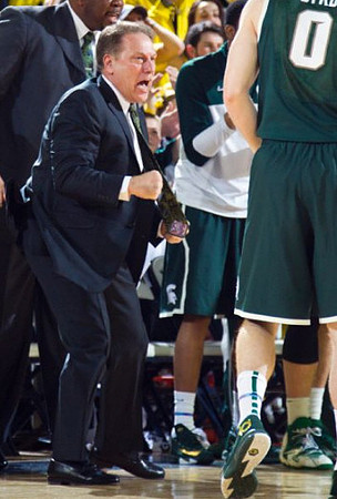 Michigan State Head Coach Tom Izzo