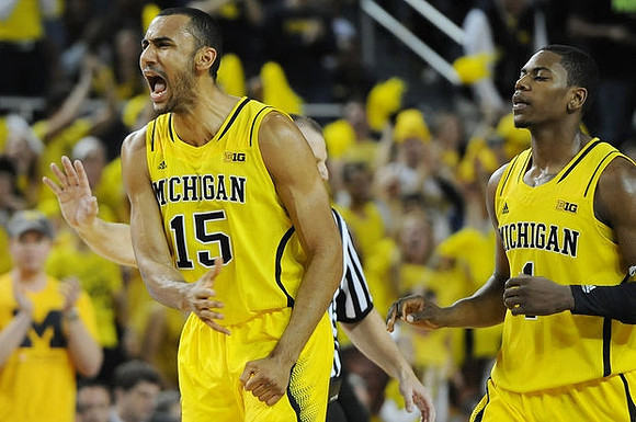 Jon Horford (15) and Glenn Robinson III (1)