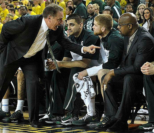 Michigan State Head Coach Tom Izzo