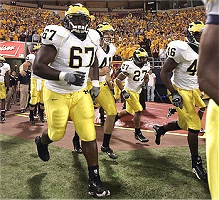 Terrance Taylor, Zoltan Mesko, Brandon Harrison, and Brandon Logan